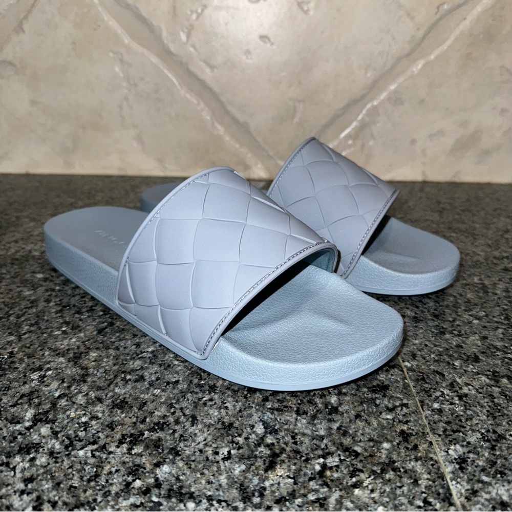 Vince Women's Watley Eva Slides Sandals Highwater Blue Size‎ 12 NWB NWT - Picture 3 of 6